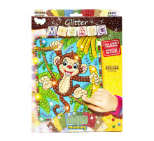 Креативна творчість "Блискуча мозаїка: Monkey" БМ-02-03, 20.6х26 см Креативна творчість "Блискуча мозаїка: Monkey" БМ-02-03, 20.6х26 см