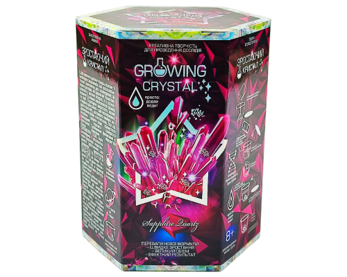 Ігровий набір для вирощування кристалів GRK-01 GROWING CRYSTAL  Сапфір