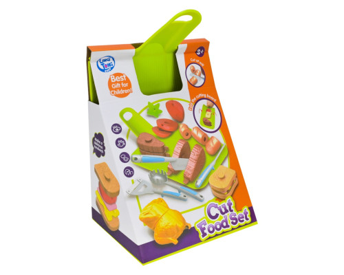 Дитячий набір продуктів "Фаст-фуд" LT8801-8D, овочі, прибори