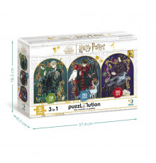 Детский пазл 3 в 1 "Династия волшебников" 200575 набор 4 в 1