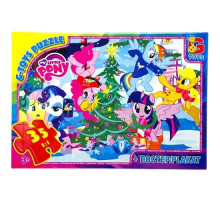 Детский пазл "My little PONY" MLP032 постер, 35 элементов