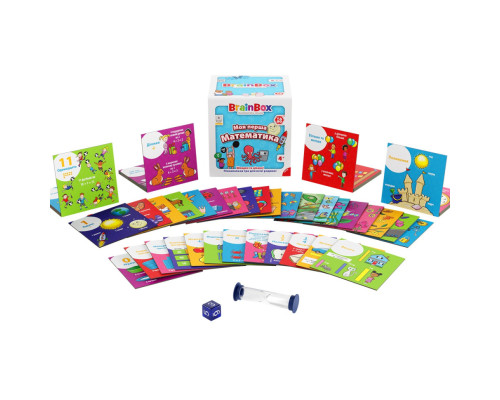 Карточная игра Brainbox "Моя первая математика" Yago BZZBRFMA01UA 55 карточек