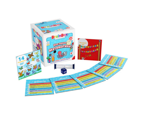 Карточная игра Brainbox "Моя первая математика" Yago BZZBRFMA01UA 55 карточек