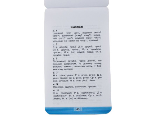 Навчальна книга Тренажер з української мови. Відмінювання 97952