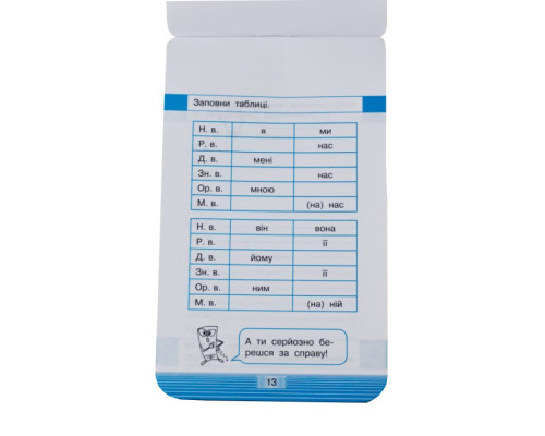 Навчальна книга Тренажер з української мови. Відмінювання 97952