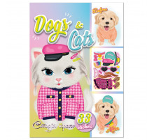 Дитяча книжка з наліпками студія краси "Dogs and cats" РМ-76-03
