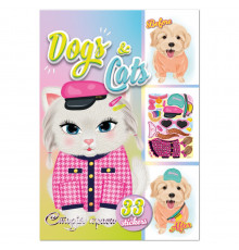 Дитяча книжка з наліпками студія краси "Dogs and cats" РМ-76-03