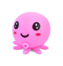 Дитяча іграшка-антистрес "Восьминіг" MS 3951(Pink) з борошном, 7,5 см