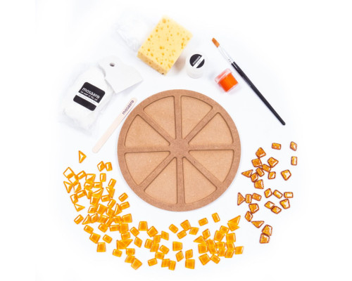 Набір для творчості скляна мозаїка "Апельсин" MA2033, 2 рівень