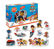 Дитячий набір магнітів Щенячий патруль "Веселі пригоди" Magdum ML4034-01 20 шт