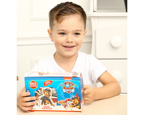 Дитячий набір магнітів Щенячий патруль "Веселі пригоди" Magdum ML4034-01 20 шт