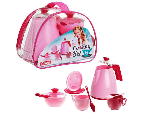 Игровой набор посуды Cooking Set Юника 71733, 15 предметов