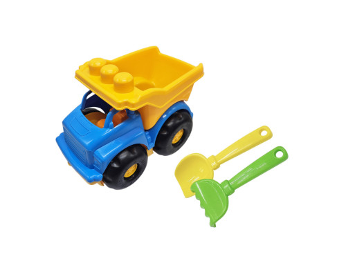 Дитячий пісочний набір "Самоскид Тотоша №1" 0169(Blue-Yellow)