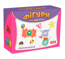 Дитяча настільна гра "Фігури та форми" 0581 від 3 років