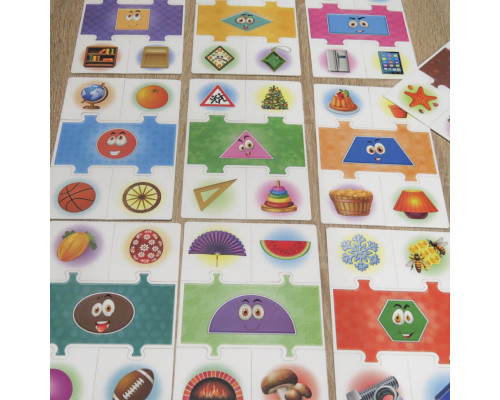 Детская настольная игра "Фигуры и формы" 0581 от 3 лет