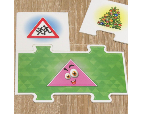 Детская настольная игра "Фигуры и формы" 0581 от 3 лет