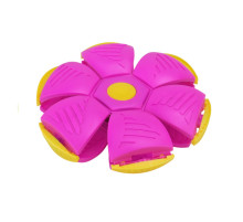 Дитяча іграшка М'яч-трансформер 87008H-3(Pink) 16 см зі світлом