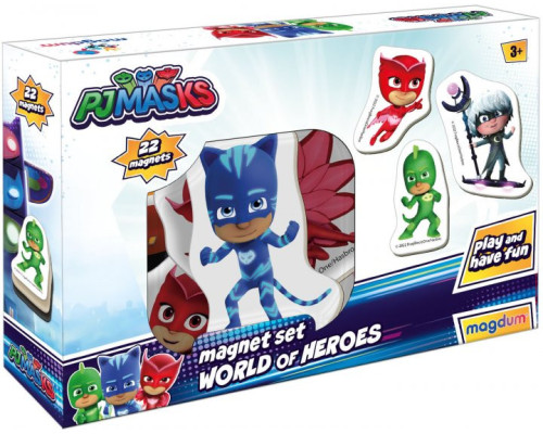 Набір магнітів "Герої в масках. Світ героїв" Magdum МЕ 5031-31
