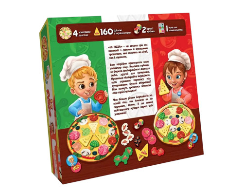 Симейная настольная игра "IQ Pizza" G-IP-01U на укр. языке