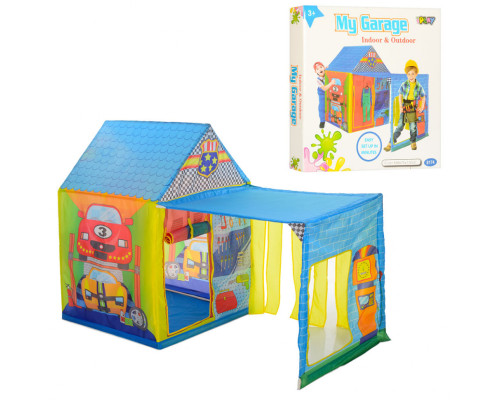Игровой домик палатка гараж M5685 с верандой
