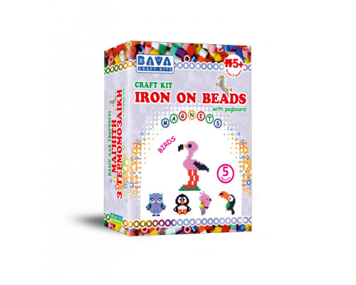 Магніти з термомозаїки "Птахи" (TM-005) набір для творчості