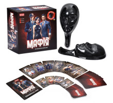 Настільна гра "Мафія" AI 001 маска 10 штук картки, 30 штук, картки для ведучого 21 штука