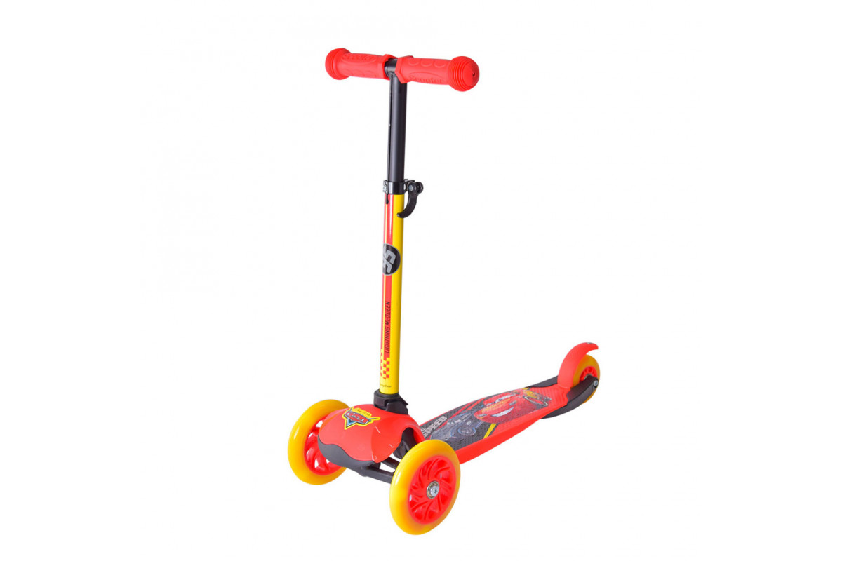 Дитячий самокат "Cars" Bambi LS2114 з рюкзачком 17х20 см