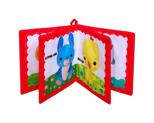 Велика м'яка книга-пищалка "Руде кошеня" 404249 українською