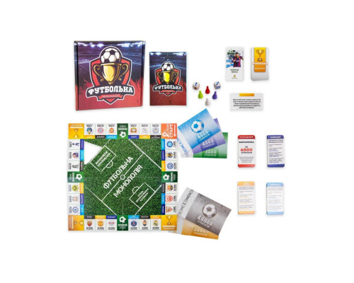 Настільна гра "Футбольна Монополія" Strateg 716 розважальна економічна