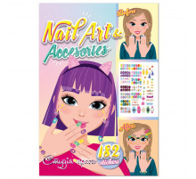 Дитяча книжка з наліпками студія краси "Nail art accesories" РМ-76-04