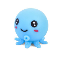 Дитяча іграшка-антистрес "Восьминіг" MS 3951(Blue) з борошном, 7,5 см