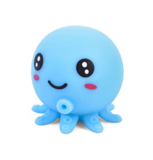 Дитяча іграшка-антистрес "Восьминіг" MS 3951(Blue) з борошном, 7,5 см