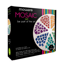 Набор для творчества стеклянная мозаика "Цветок" MA2034, 2 уровень