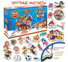 Дитячий набір магнітів Щенячий патруль "Весела гра" Magdum ML4034-02 22 шт