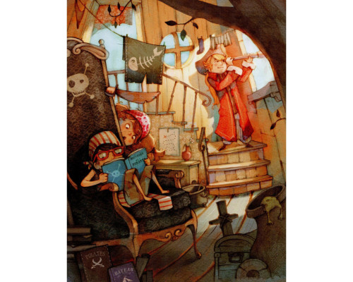 Дитяча книжка "Банда піратів: Таємничий острів" 797014, 48 сторінок