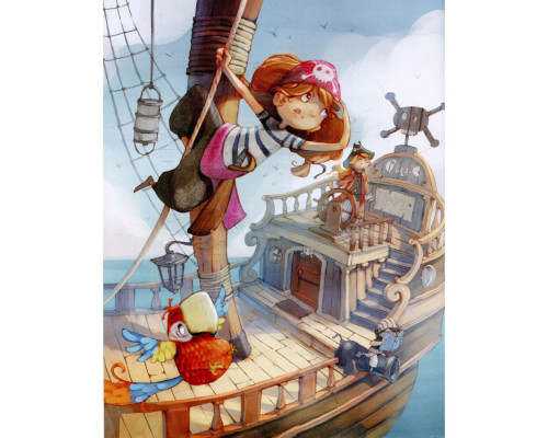 Дитяча книжка "Банда піратів: Таємничий острів" 797014, 48 сторінок