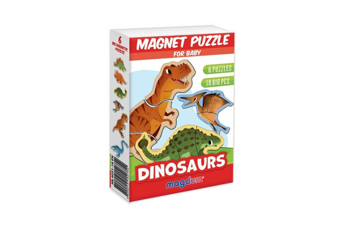 Набор магнитов Dino ML4031-33 EN 6 динозавров Набор магнитов Dino ML4031-33 EN 6 динозавров