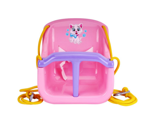 Дитяча гойдалка 8102TXK(Pink) пластик, до 20 кг, мотузка 2,5 м