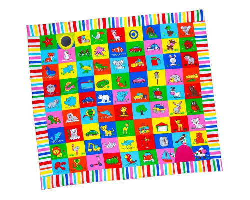 Коврик для игры и развития "Мой мир" МС 090601-09, 92х84 см