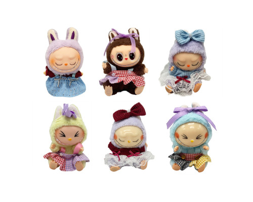 Дитяча м'яка іграшка-брелок The Monsters Labubu Labubu14 в асортименті