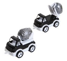 Детская бетономешалка "Mini Matik" 002/3BMS(Black) вращающийся барабан, 13,5 см