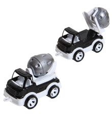 Детская бетономешалка "Mini Matik" 002/3BMS(Black) вращающийся барабан, 13,5 см