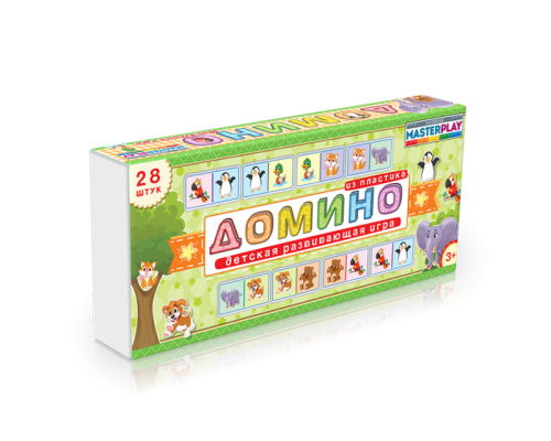 Детская игра домино "Зверюшки" 1-093 от 3-х лет