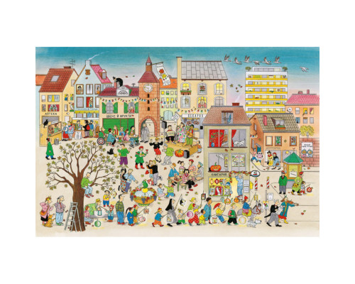 Картонна книга Осінній вімельбух 318277, 12 сторінок