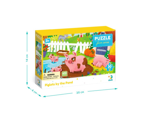 Дитячий пазл "Поросята біля ставка" 300682, 30 елементів
