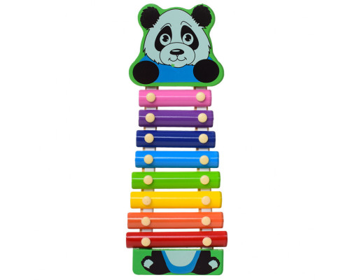Дитяча іграшка Ксилофон MD0712 дерев'яний  Панда
