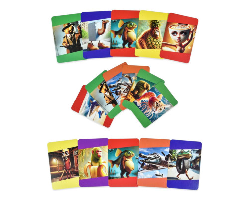 Настільна гра "Мачоліні" 30919 картки, інструкція