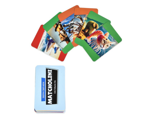 Настільна гра "Мачоліні" 30919 картки, інструкція