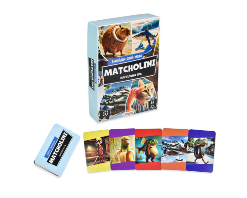 Настільна гра "Мачоліні" 30919 картки, інструкція