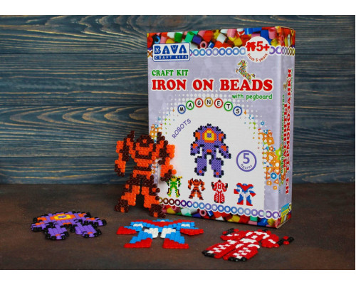 Магніти з термомозаїки "Роботи" (TM-006) набір для творчості